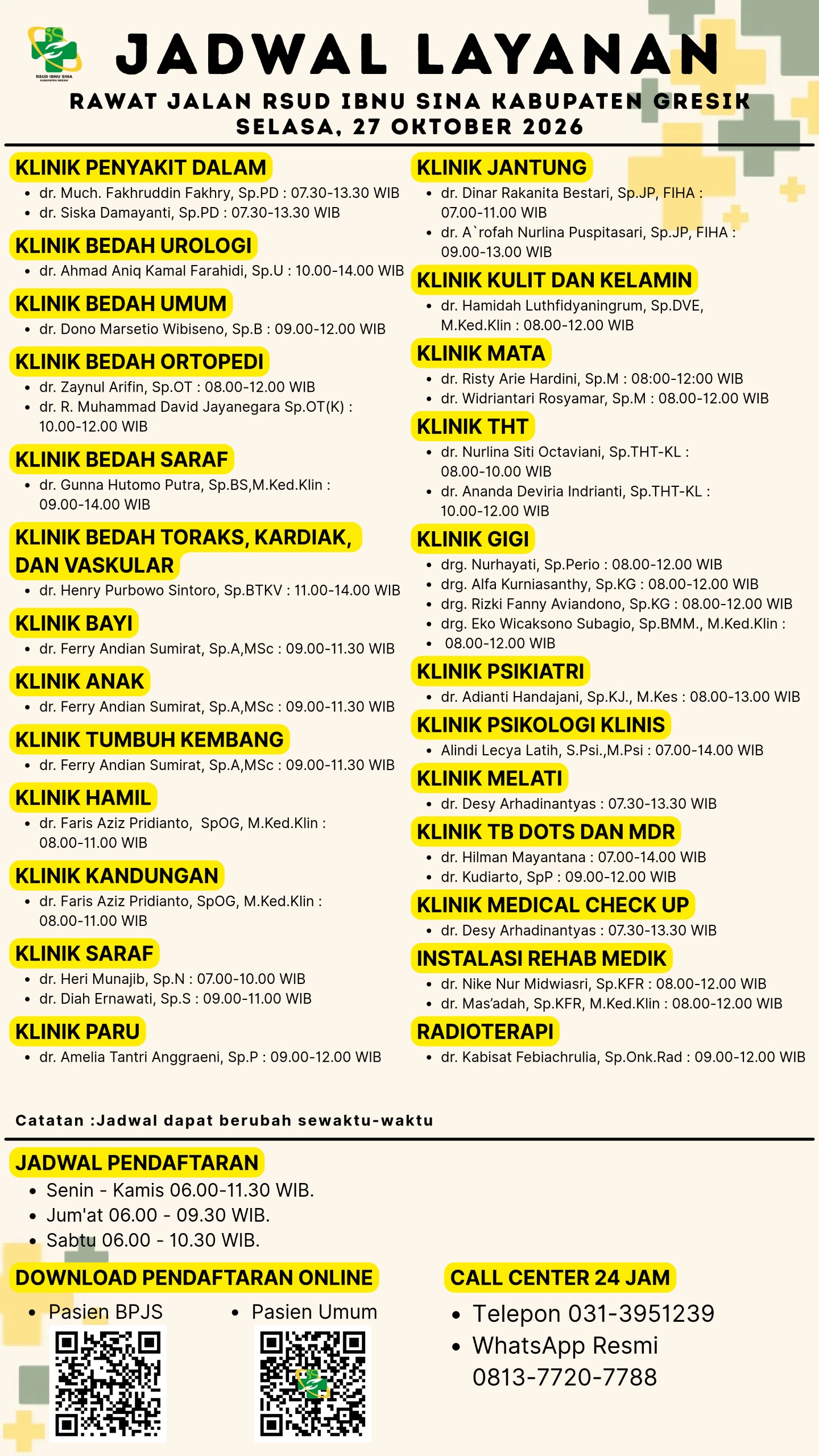 Jadwal Dokter